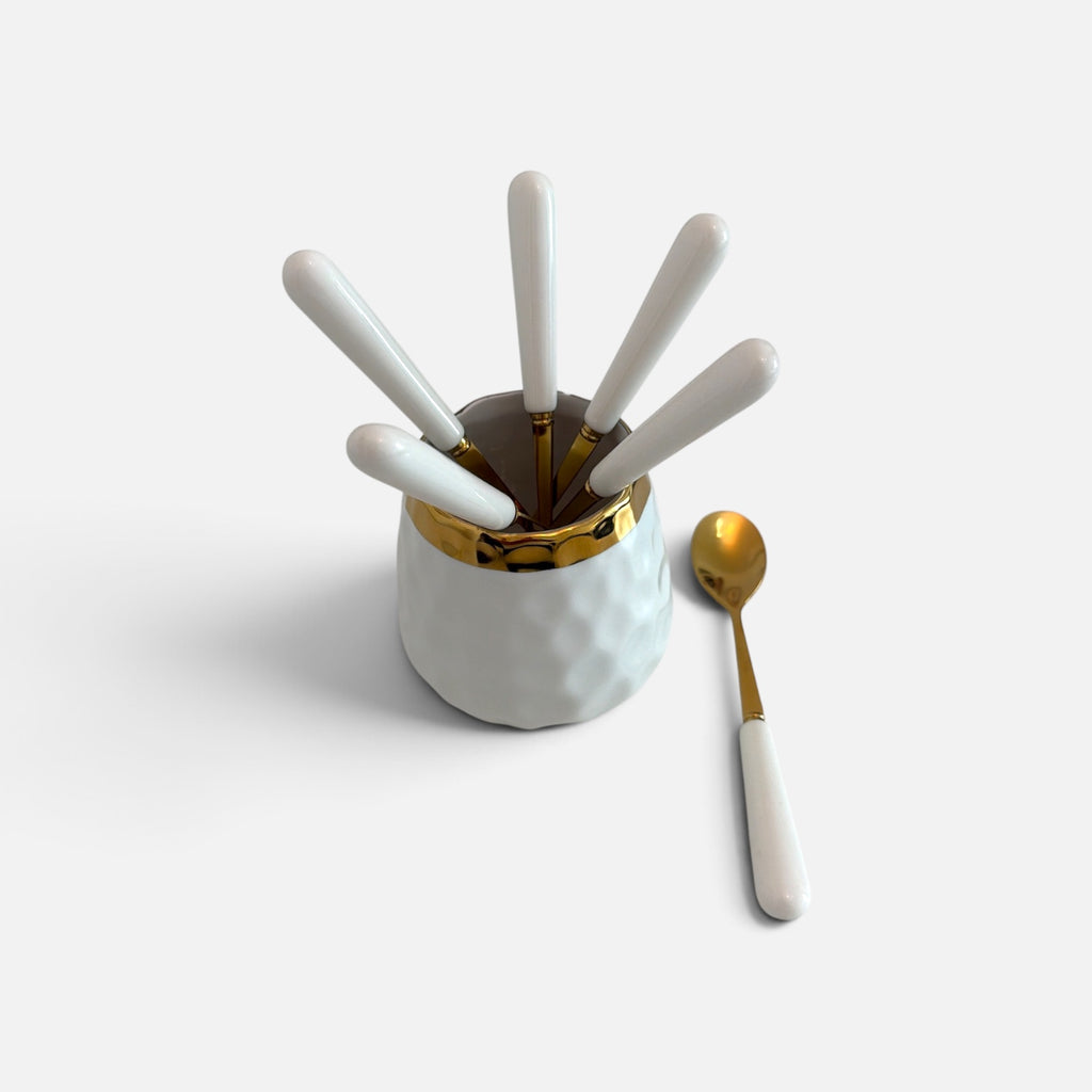Turquoise Dreams Cake & Dessert Serving Set