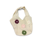 Crochet Flower Tote Bag and Shawl
