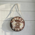 Rustic Sweet Home Wooden Door Sign