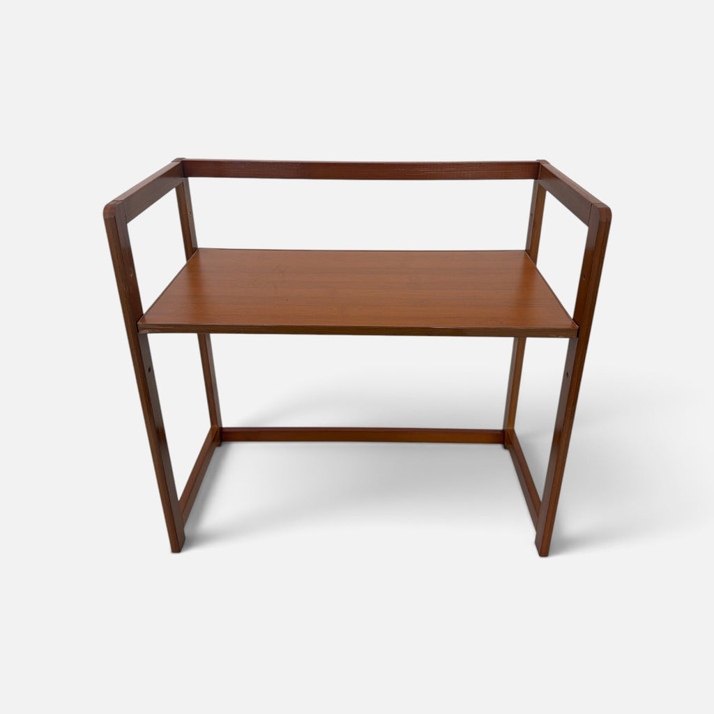 Mid-Century Modern Kitchen Storage Set with Wood Shelf