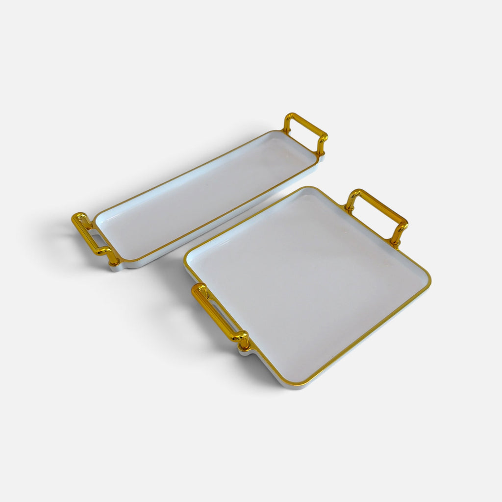Marble & Gold Luxury Bathroom Accessory Set