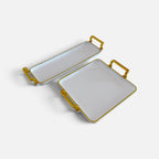 Marble & Gold Luxury Bathroom Accessory Set