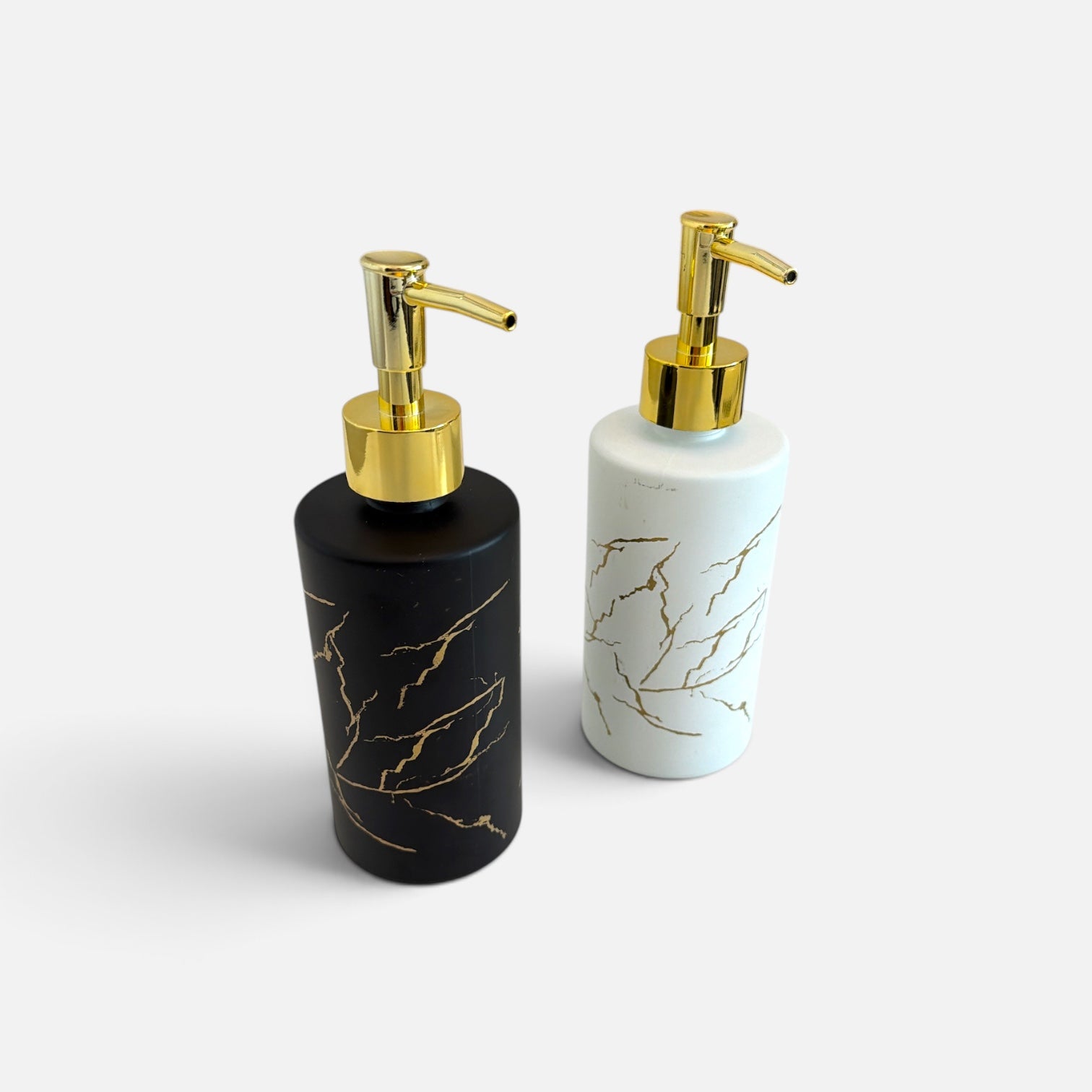 Marble & Gold Luxury Bathroom Accessory Set
