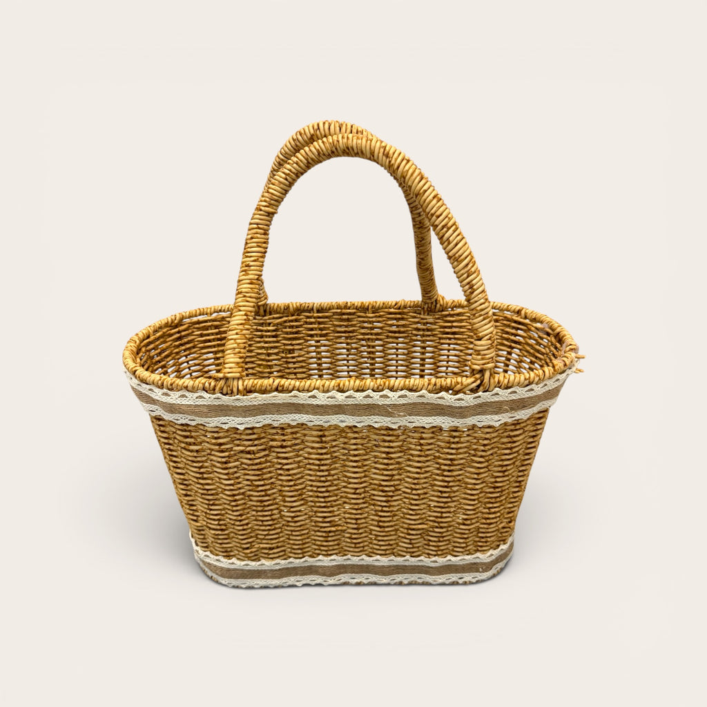 Rosalie Woven Basket Bag
