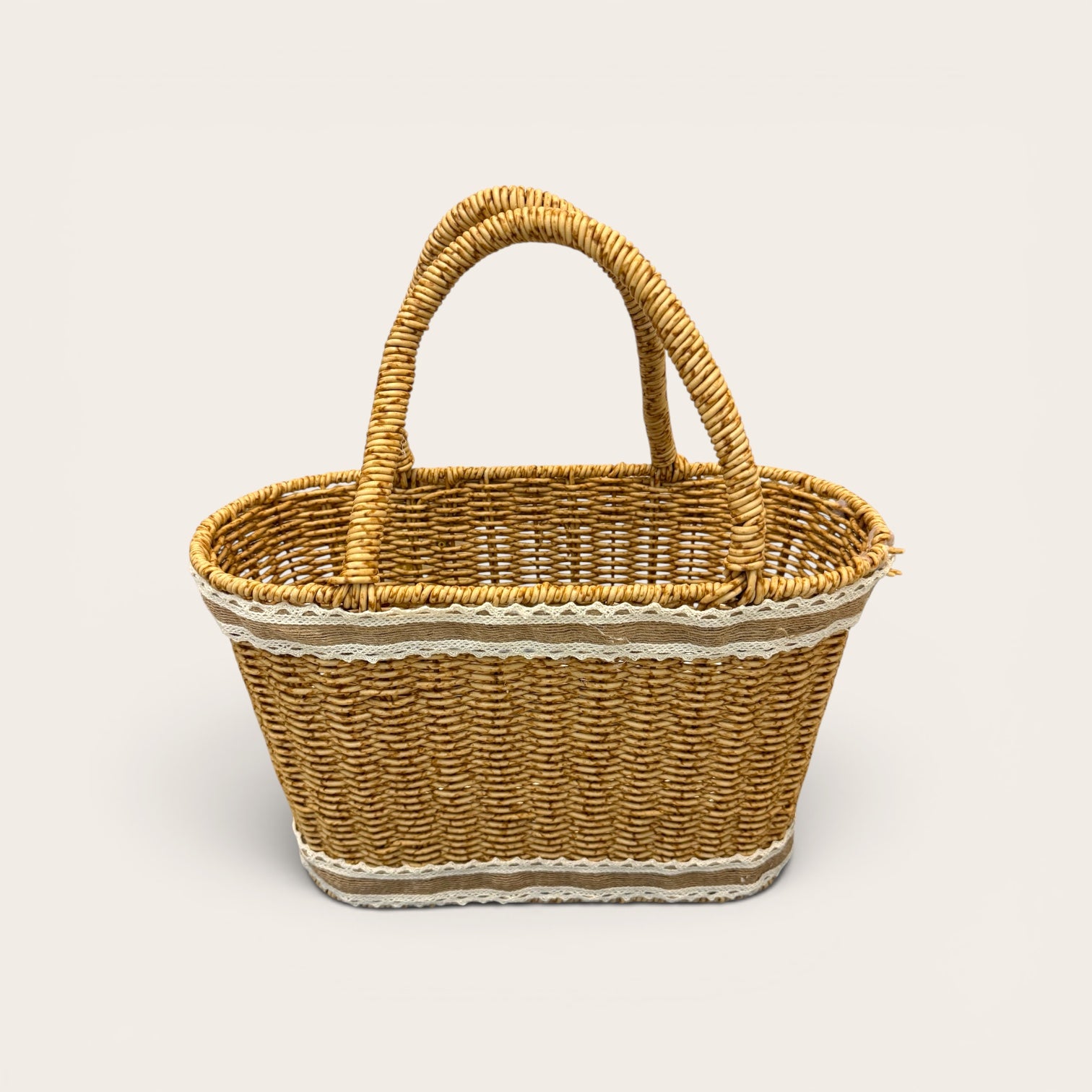 Rosalie Woven Basket Bag