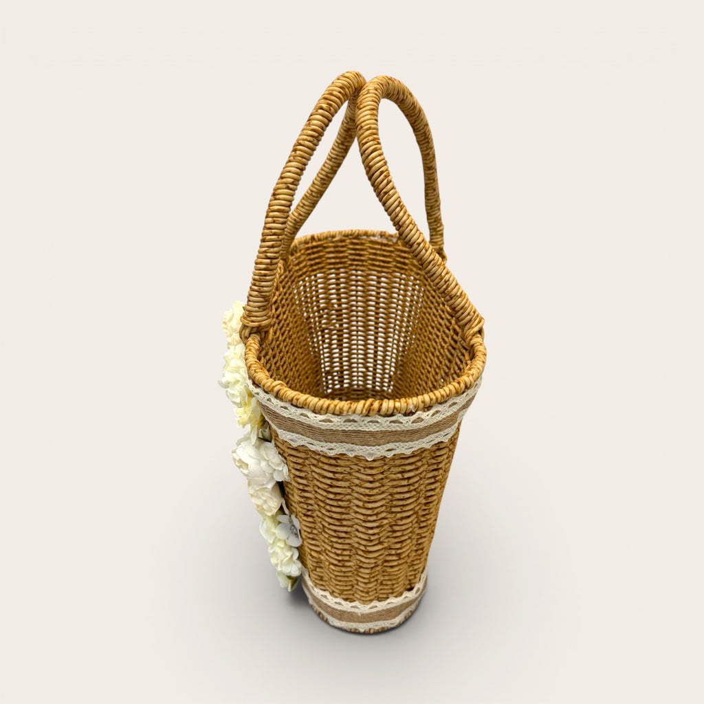 Rosalie Woven Basket Bag