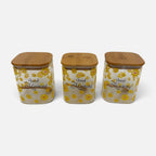 Bamboo Storage Set with Bonus Utensil Holder