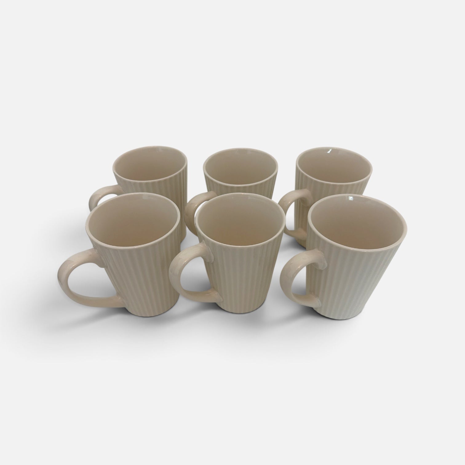 Complete Coffee & Tea Station Set – Ceramic Mug Rack, Sugar Jar, Bowls & Tile Trivet