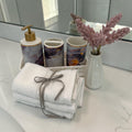 Luxe Marble & Gold Bathroom Essentials Set