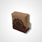 Tea Glass Serving Set with Wooden Accessories