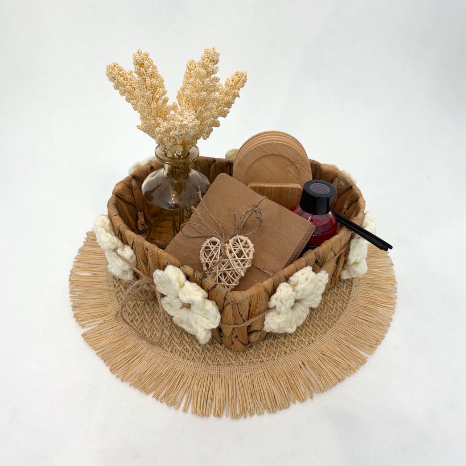 Rustic Bloom Home Décor & Self-Care Gift Basket