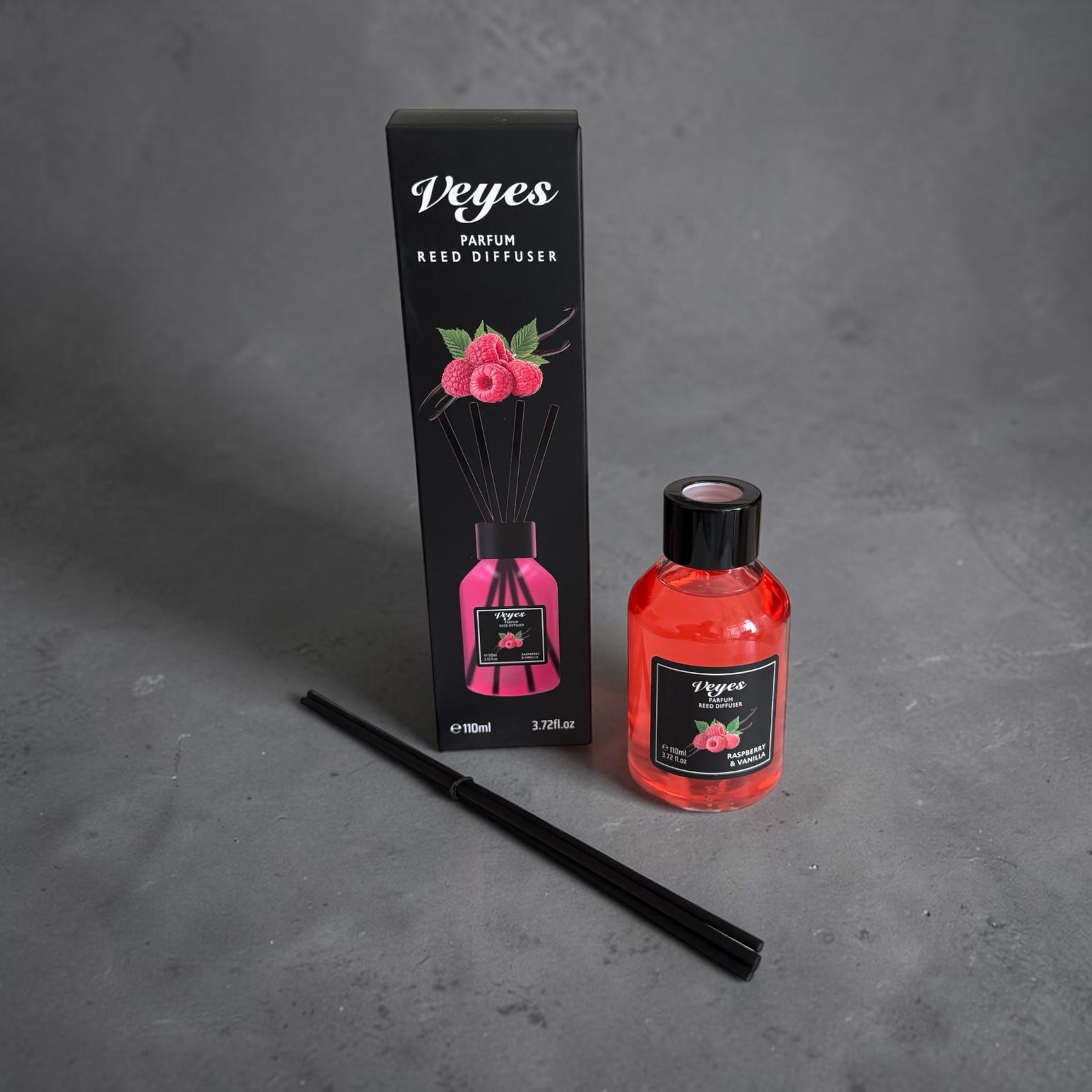 Veyes Parfum Reed Diffuser – Raspberry & Vanilla | 110ml