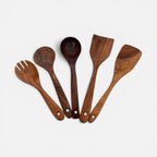 Rustic Kitchen Collection — Wood & Glass Harmony Set