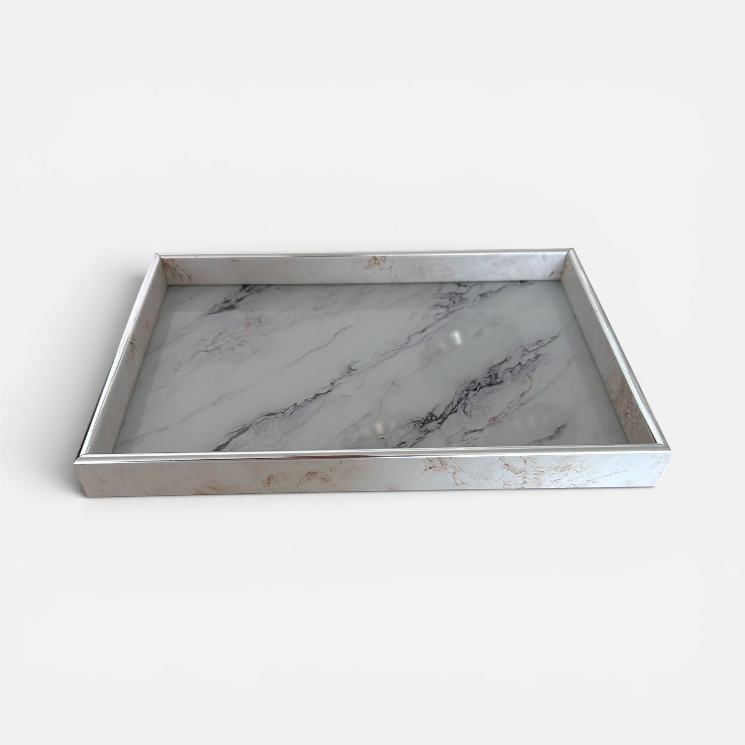 Elegant Marble & Floral Tea Set Collection